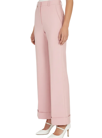 Blumarine Crepe Pants in Pink