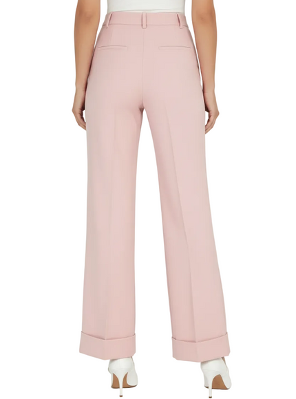 Blumarine Crepe Pants in Pink