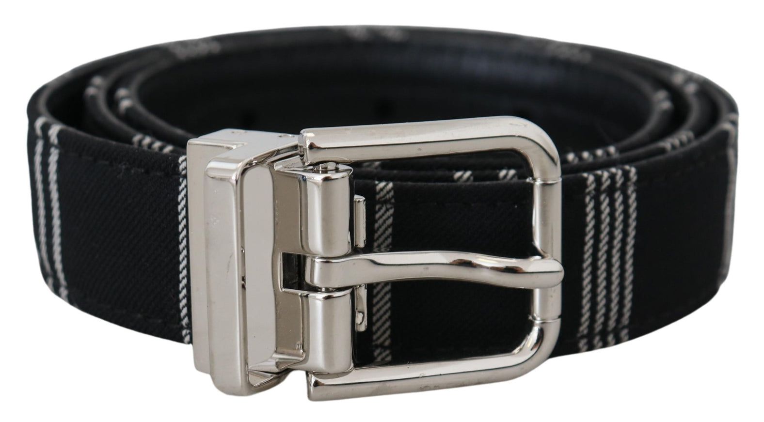 a black belt with a silver buckle