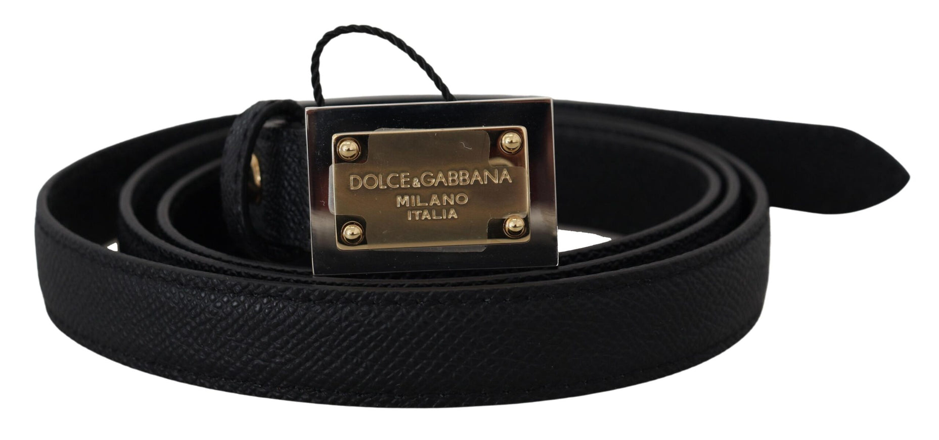 a black belt with a gold buckle on it