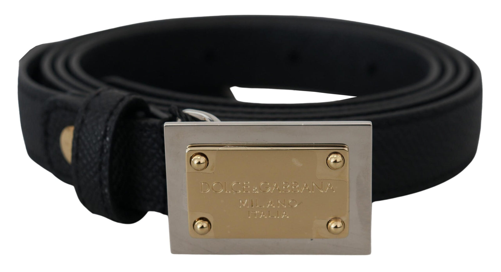 a black belt with a gold buckle on it