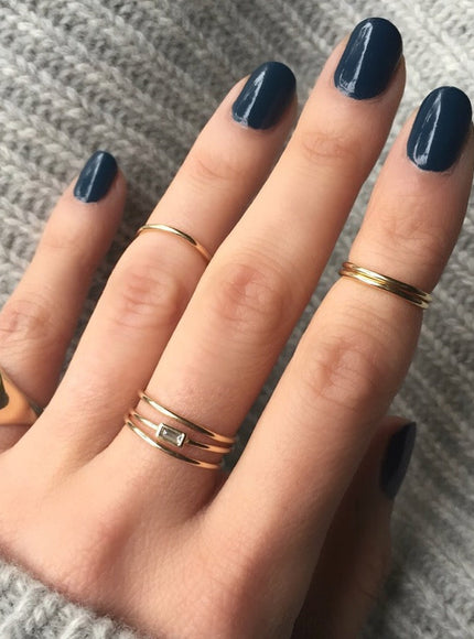 Zoe Lev 14K Gold Band