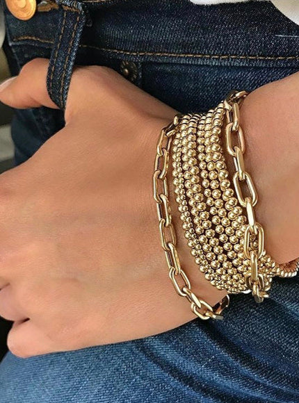 Zoe Lev 14K Gold Extra Large Open Link Chain Bracelet