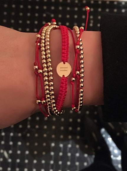 Zoe Lev Trio Fortune Bracelet