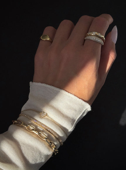 Zoe Lev Domed Starburst Ring