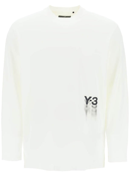 Y-3 long-sleeved t-shirt with logo print