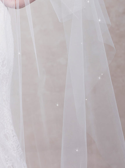 Illuminate Angel Scatter Crystal and Pearl Cathedral Veil