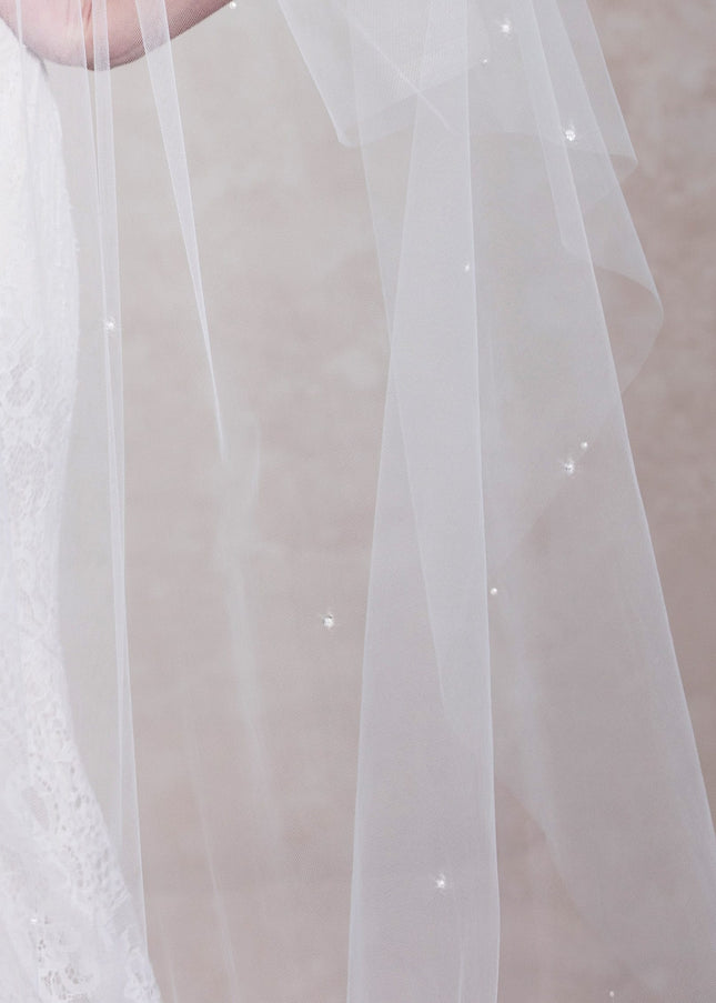 Illuminate Angel Scatter Crystal and Pearl Cathedral Veil