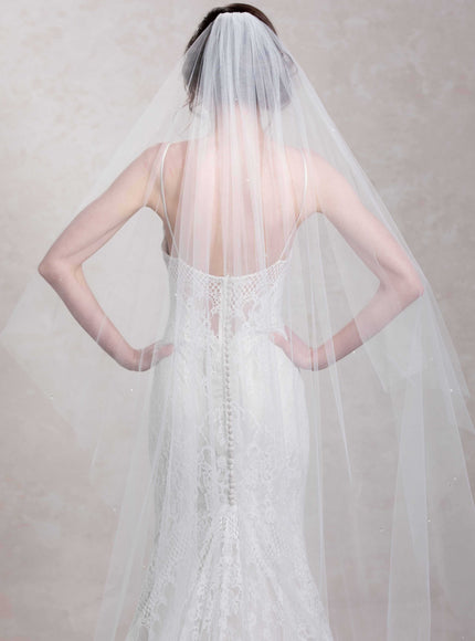 Illuminate Angel Scatter Crystal and Pearl Cathedral Veil
