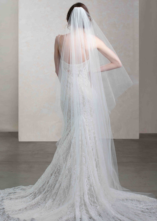 Illuminate Angel Scatter Crystal and Pearl Cathedral Veil