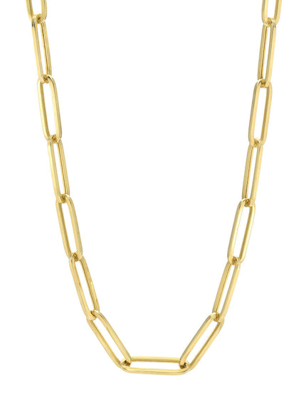 Zoe Lev 14K Gold Extra Large Paper Clip Chain Necklace