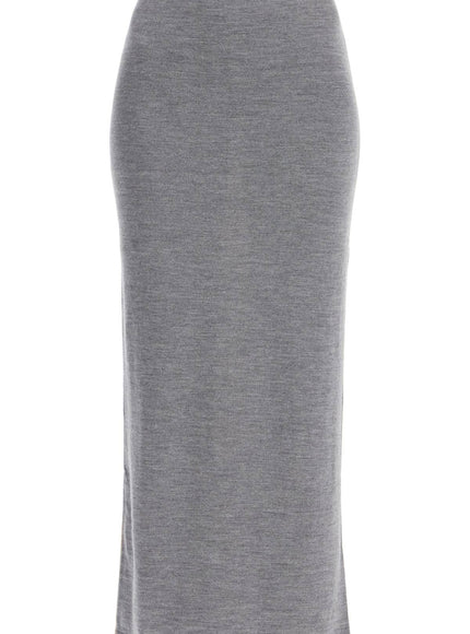 Moschino bicolor knit skirt