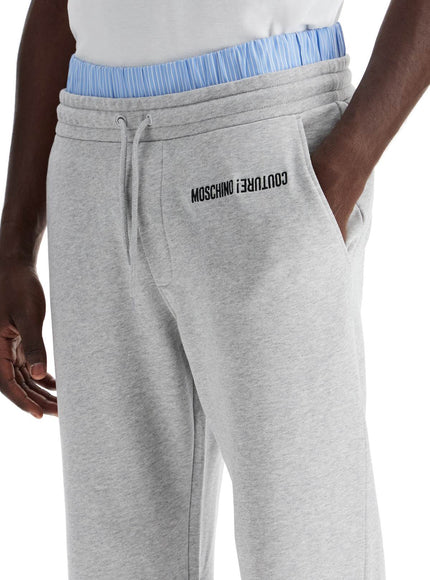 Moschino jogger pants with boxer insert