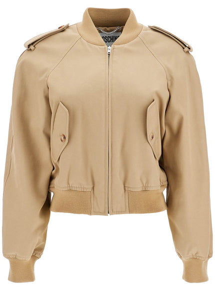 Moschino gabardine bomber