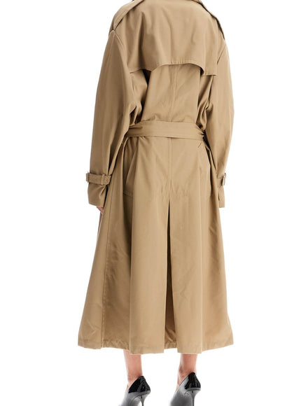 Moschino double-breasted trench coat with