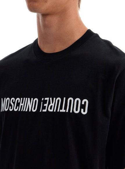 Moschino t-shirt with embroidered lettering