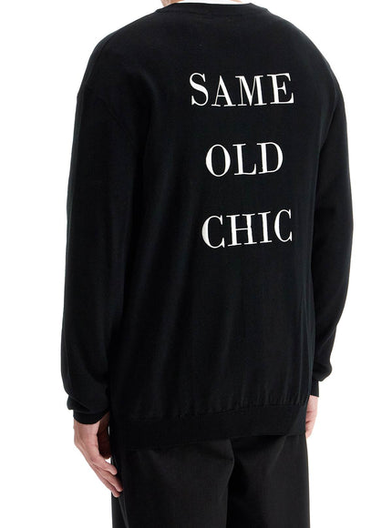 Moschino "classic chic cardigan with