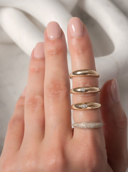 Zoe Lev Diamond Pave Dome Ring