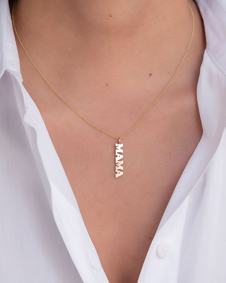 Zoe Lev 14K Gold Mama Pendant