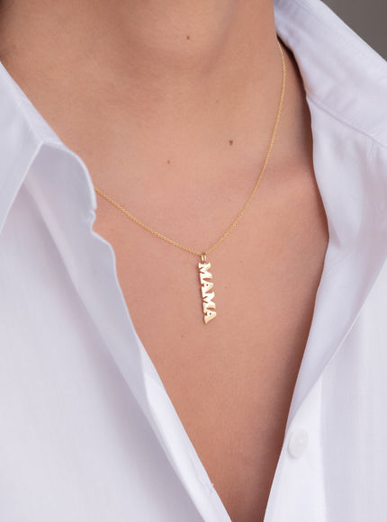 Zoe Lev 14K Gold Mama Pendant
