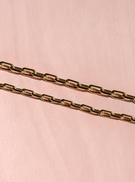 Zoe Lev 14K Gold Large Open Link Chain Bracelet