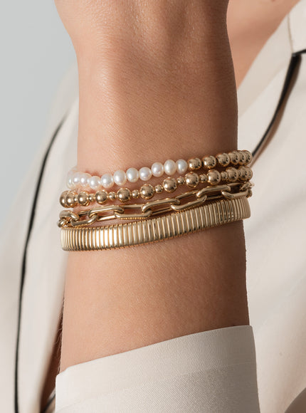 Zoe Lev 14K Gold Extra Large Open Link Chain Bracelet