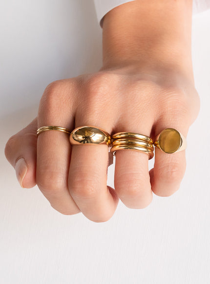Zoe Lev 14K Gold Band