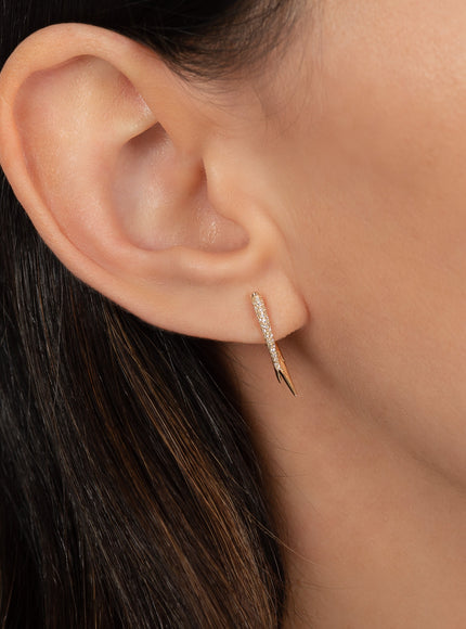 Zoe Lev Diamond Claw Earrings