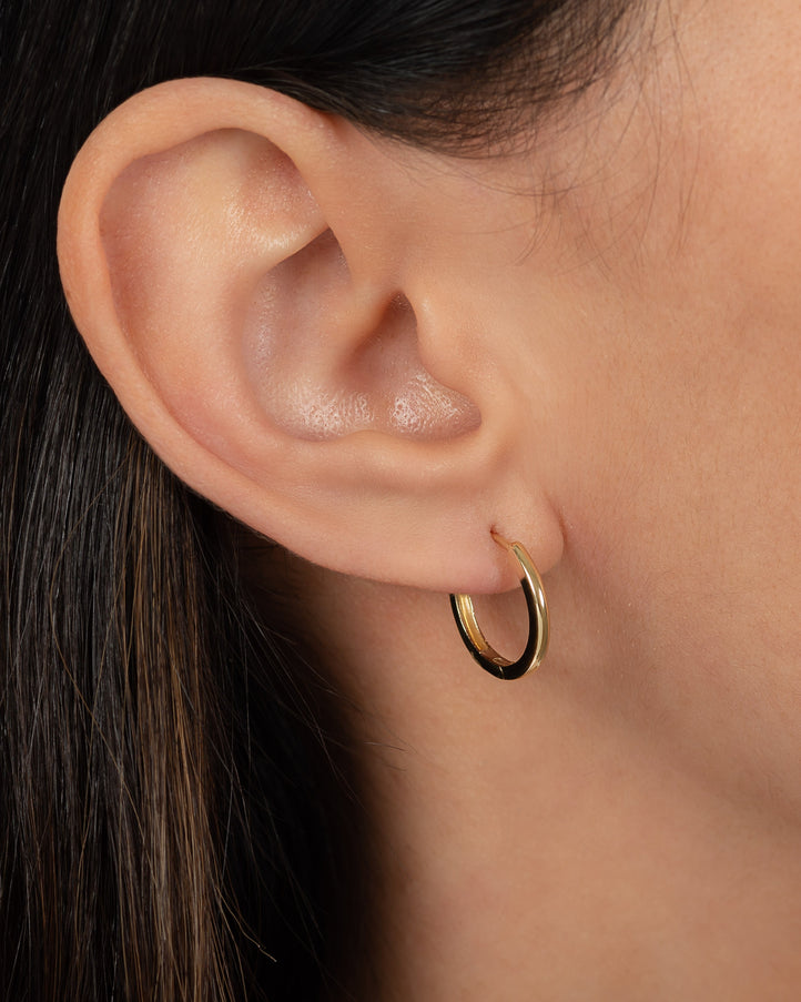 Zoe Lev 14K Gold Large Huggie Earrings