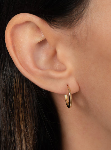 Zoe Lev 14K Gold Large Huggie Earrings