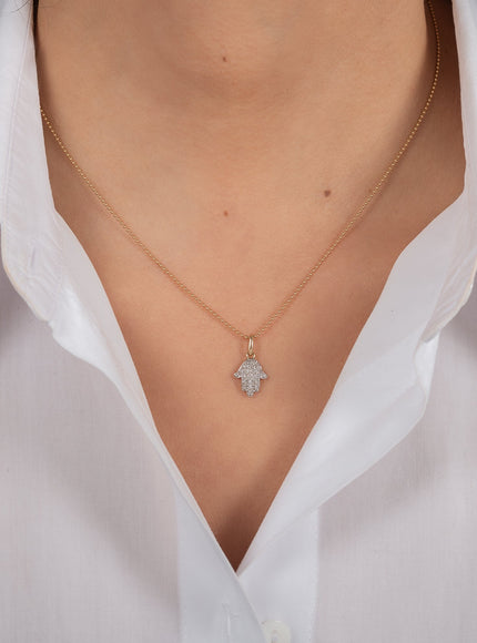 Zoe Lev 14K Gold Ball Chain Necklace