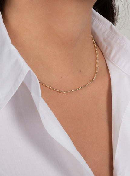 Zoe Lev 2mm Bead Necklace