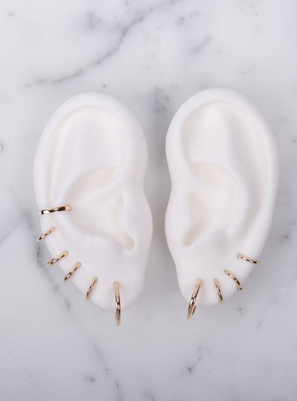 Zoe Lev 14K Gold Small Huggie Earrings