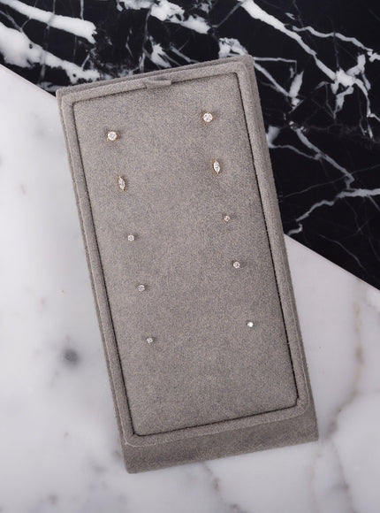 Zoe Lev 4 Prong Diamond Stud Earrings