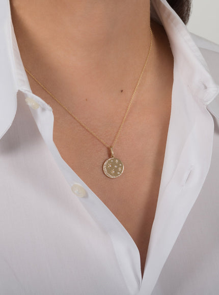 14K Diamond Celestial Necklace