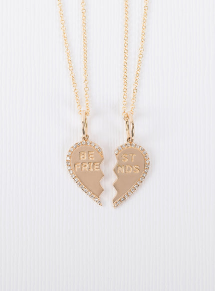 Zoe Lev Best Friend Necklace Set