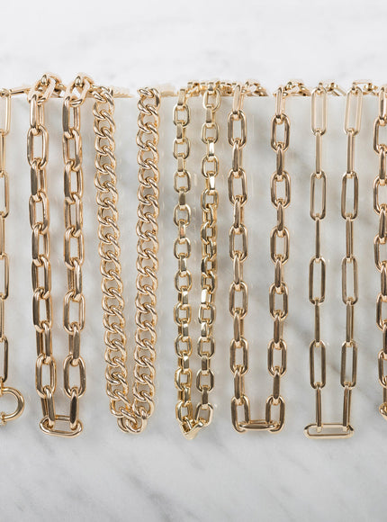 Zoe Lev 14K Gold Extra Large Paper Clip Chain Necklace
