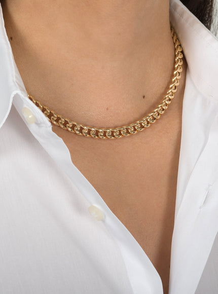 Zoe Lev 14K Large Miami Cuban Link Necklace