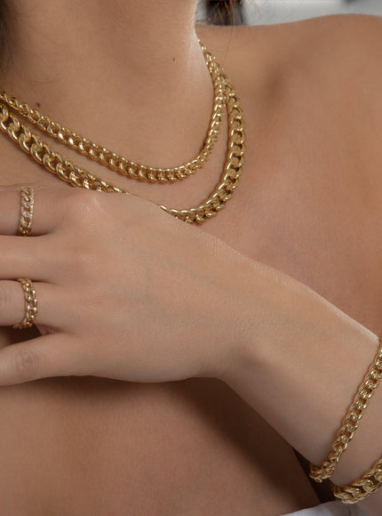Zoe Lev 14K Large Miami Cuban Link Necklace