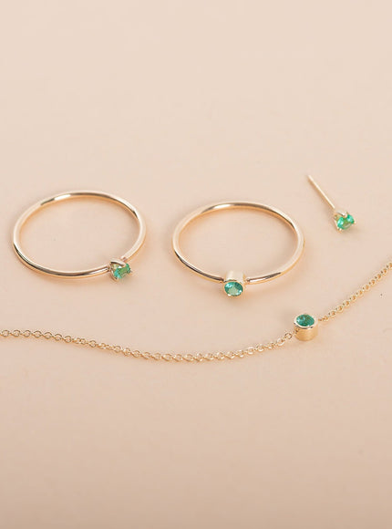 Zoe Lev Birthstone Bezel Bracelet
