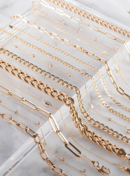 Zoe Lev 14K Gold Extra Large Open Link Chain Bracelet