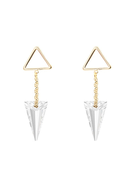 Julia Crystal Spike Drop Earrings