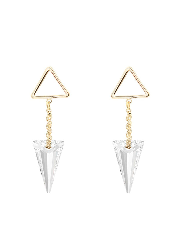 Julia Crystal Spike Drop Earrings