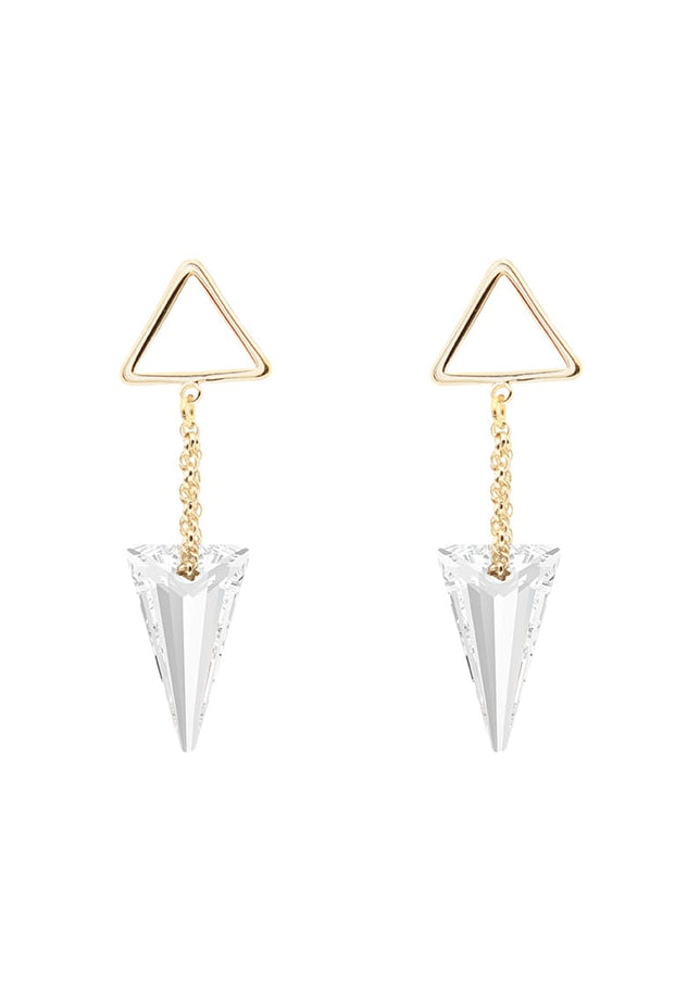 Julia Crystal Spike Drop Earrings