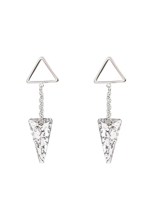 Julia Crystal Spike Drop Earrings