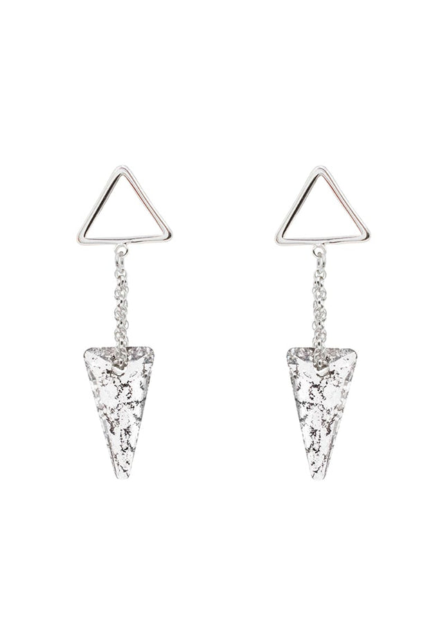Julia Crystal Spike Drop Earrings