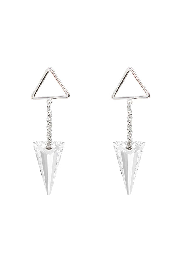 Julia Crystal Spike Drop Earrings