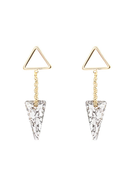 Julia Crystal Spike Drop Earrings