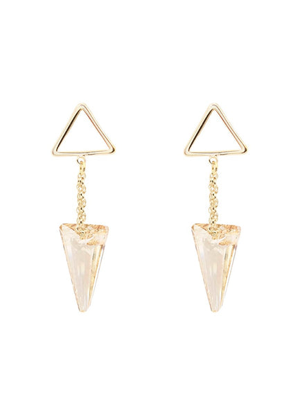Julia Crystal Spike Drop Earrings