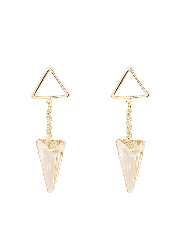 Julia Crystal Spike Drop Earrings